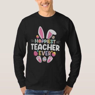 Frohester Lehrer Aller Zeiten Ostern Frohe Ostern T-Shirt