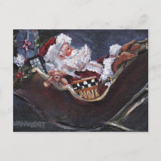 "Fröhlich alles " Feiertagspostkarte (Vorderseite)