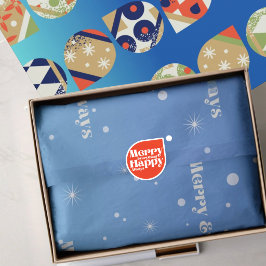Fröhlich Alles Glücklich Immer Feiertags-Tissue-Pa Seidenpapier