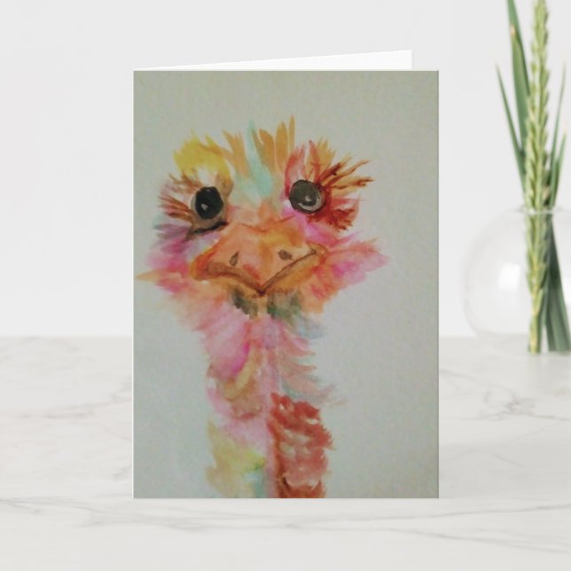 fröhlich bunt karte (Vorderseite)