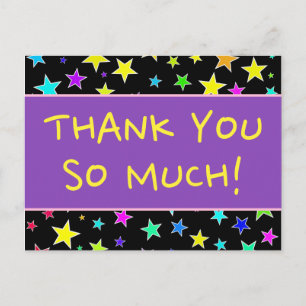 Fröhlich "DANKE DIR SO VIEL!" Postkarte