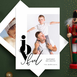 FRÖHLICH Designer Schrift Multi Foto modern Feiertagskarte