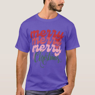 Fröhlich frohe Weihnachten lustig T-Shirt