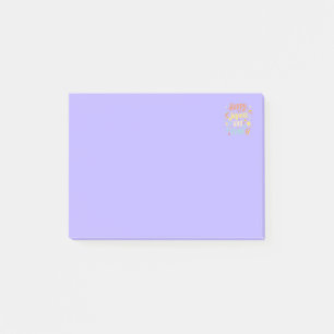 Fröhlich, fröhlich, frei, Motivierend, inspirieren Post-it Klebezettel