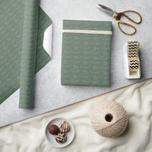 Fröhlich & Hell Grün Geschenkpapier
