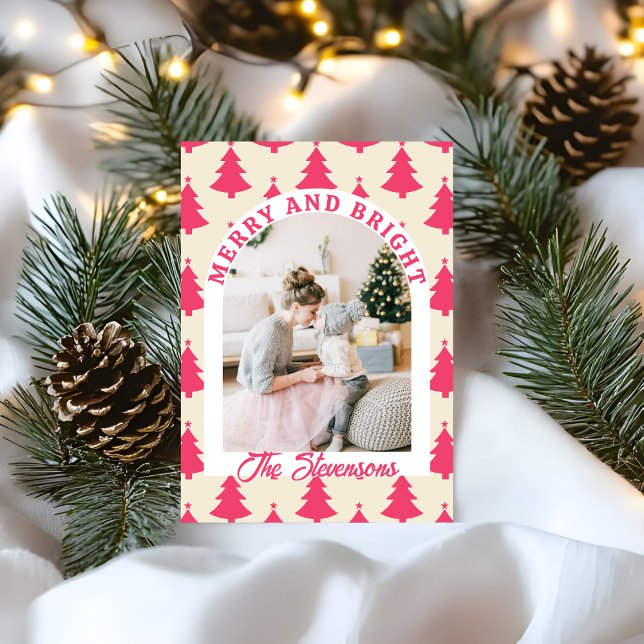 Fröhlich & Hell Retro-Archiv-Foto Rosa Weihnachten (Von Creator hochgeladen)