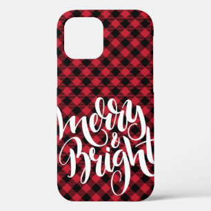 Fröhlich Hell Rot Schwarz Büffel Kariert Tartan We Case-Mate iPhone Hülle