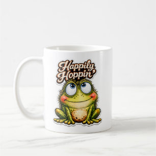 🐸 Fröhlich hüpfend – Süße Frosch-Kaffeetasse ☕✨ Kaffeetasse