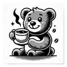 Fröhlich mit Kaffee