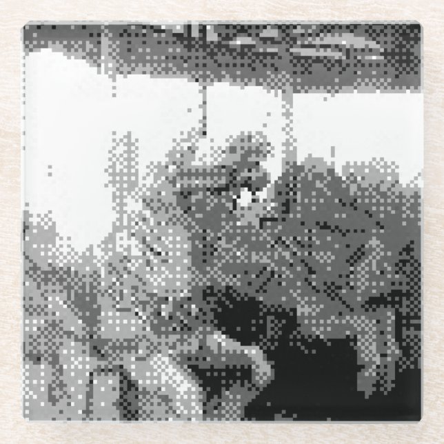 fröhlich umgehen glasuntersetzer (Vorderseite)