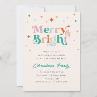 Fröhlich und hell Moderne farbenfrohe Weihnachten