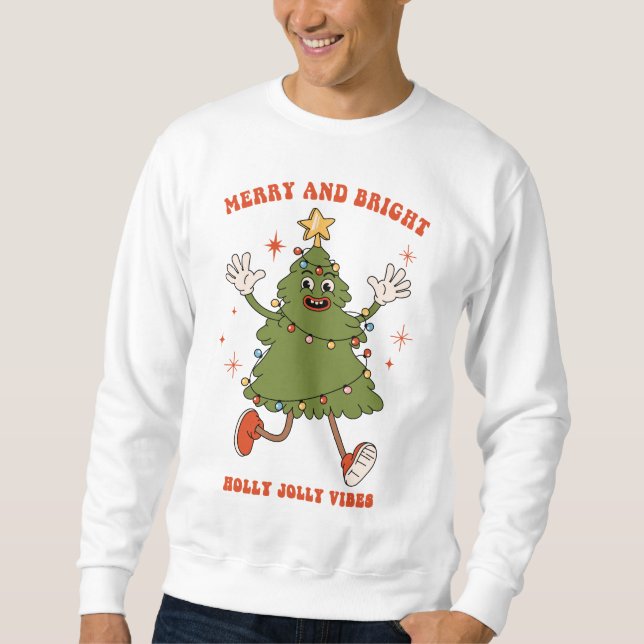 Fröhlich und hell - Tanzweihnachtsfeiertag Sweatshirt (Vorderseite)
