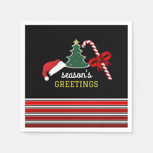 Fröhlich und hell, Weihnachten Serviette (Vorderseite)