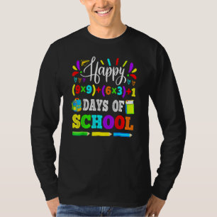 Fröhliche 100 Tage Schule 100. Mathe-Gleichung Leh T-Shirt