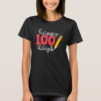 Fröhliche 100 Tage Schule Für Den 100. Tag Bunt T-Shirt