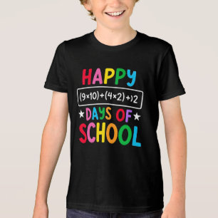 Fröhliche 100 Tage Schule – Mathematik-Spaß-Design Tri-Blend Shirt