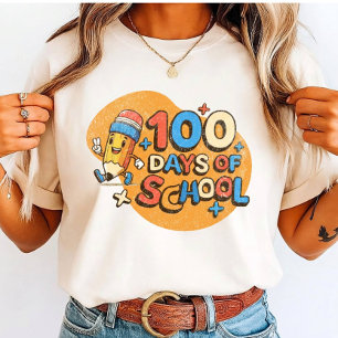 Fröhliche 100-Tage-Schulfeier für Schüler Tri-Blend Shirt