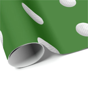 Fröhliche 21. Geburtstags-Golfbälle Geschenkpapier