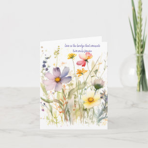 Fröhliche Aquarell-Frühlingsmischung Blumen für al Karte