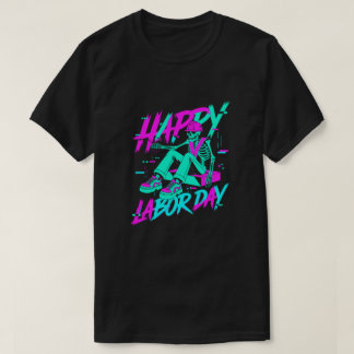 Fröhliche Arbeitslosen Tag-Typografie Einzigartige T-Shirt