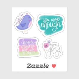 Fröhliche Aufkleber