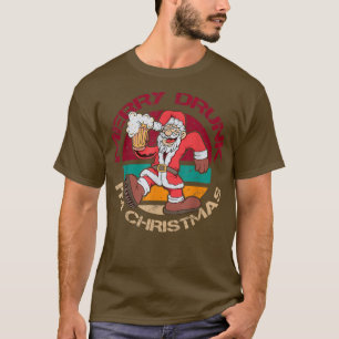 Fröhliche Betrunkene Weihnachten Phantastische Sch T-Shirt