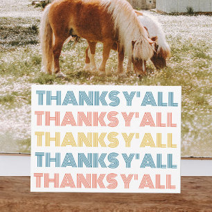 Fröhliche Blank Danke Euch Allen Grußkarte Karte