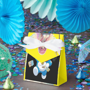 Fröhliche blaue Robotergeschenkbox für Kinder Geschenkschachtel