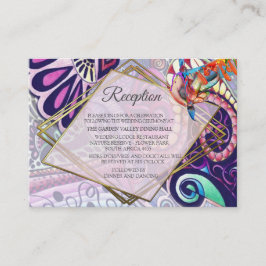 Fröhliche Blauer Künstler Party Doodle Creation Begleitkarte