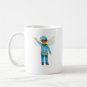 Fröhliche Blue Elf Tasse