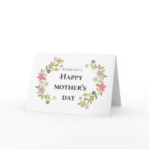 Fröhliche Blume am Muttertag Gruß