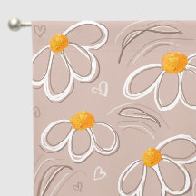 Fröhliche Blumen-Doodle