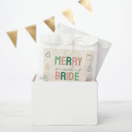 Fröhliche & Braut Weihnachten Brautparty Geschenktütchen