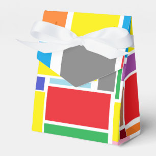 Fröhliche Bunte Blöcke Papier Geschenk Gefallen Bo Geschenkschachtel