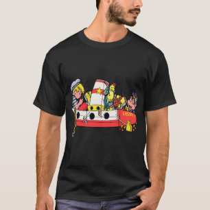 Fröhliche bunte Fische T-Shirt