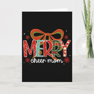 Fröhliche Cheer Mom Weihnachten Cheerleader Mom Xm Karte