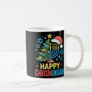 Fröhliche Chrismukkah-Feiertage Weihnachten und Ch Kaffeetasse