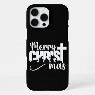 Fröhliche Christ Mas christlich Weihnachten Jesus iPhone 16 Pro Max Hülle