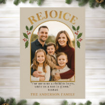 Fröhliche christliche Weihnachtskarte mit Familien