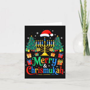 Fröhliche Christmukkah Chanukka Weihnachtsbaum Xma Karte