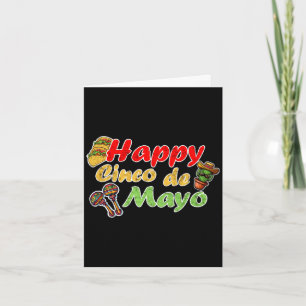 Fröhliche cinco de mayo lustige Mexiko-Feier Karte