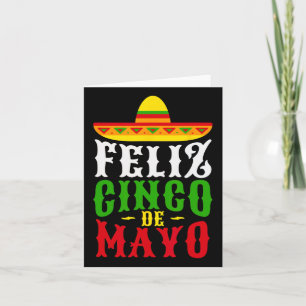 Fröhliche Cinco De Mayo Mexikanische Festival Part Karte