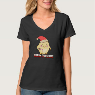 Fröhliche Cluckmas, lustiges Weihnachtsgebäck T-Shirt