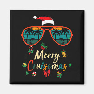 Fröhliche Cruisemas 2025 Weihnachten Santa Rentier Magnet