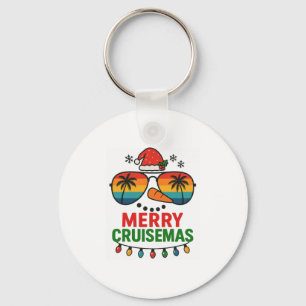 Fröhliche Cruisemas 2025 Weihnachten Santa Schneem Schlüsselanhänger