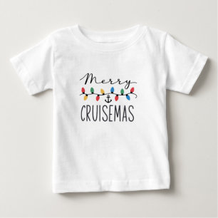 Fröhliche Cruisemas Familien-Weihnachts-Kreuzfahrt Baby T-shirt