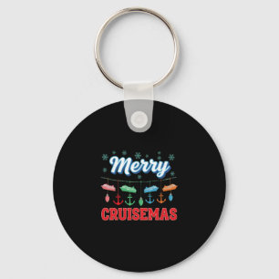Fröhliche Cruisemas Familien-Weihnachtskreuzfahrt  Schlüsselanhänger