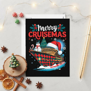 Fröhliche Cruisemas lustige Familie Weihnachten
