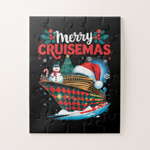 Fröhliche Cruisemas Lustige Familienweihnachten Puzzle