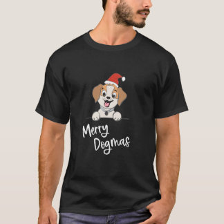 FROHLICHE DOGMEN Lustiges Weihnachtsoutfit für Hun T-Shirt